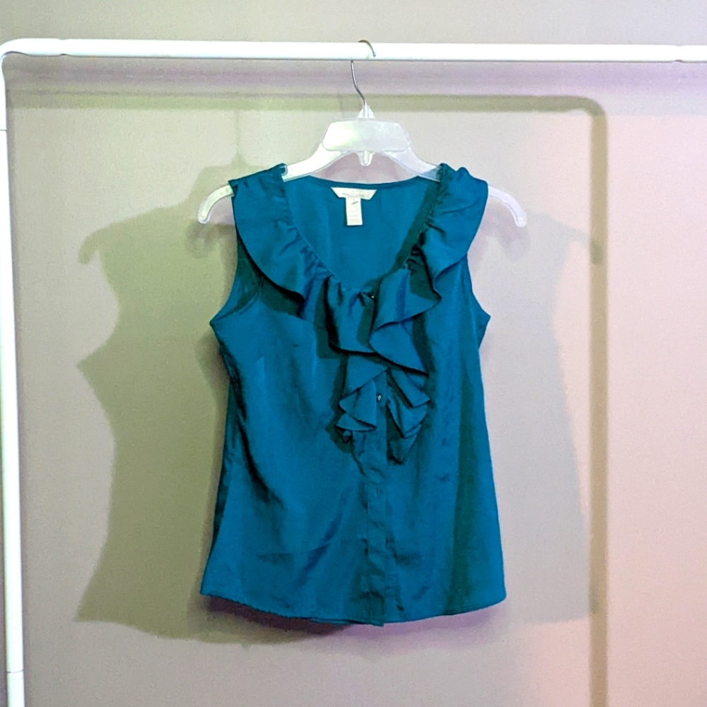 Teal Banana Republic Blouse